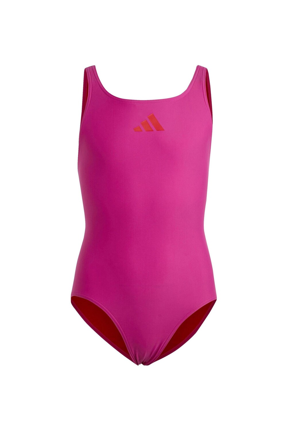 

Детский купальник с небольшим логотипом adidas, розовый