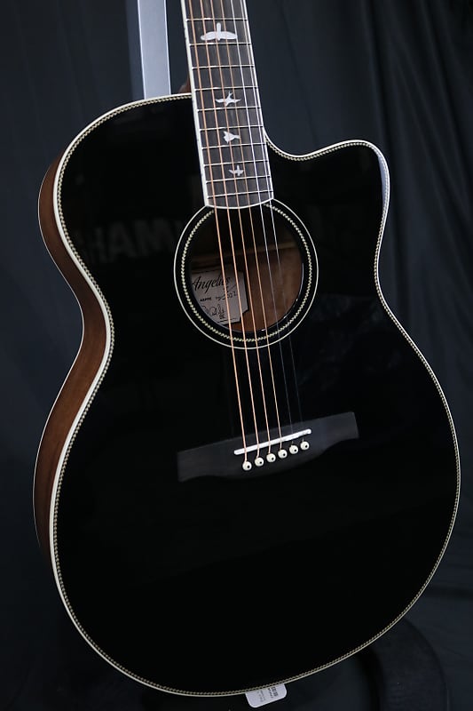 Акустическая гитара PRS SE A20E Angelus 2022 - Present - Black Top