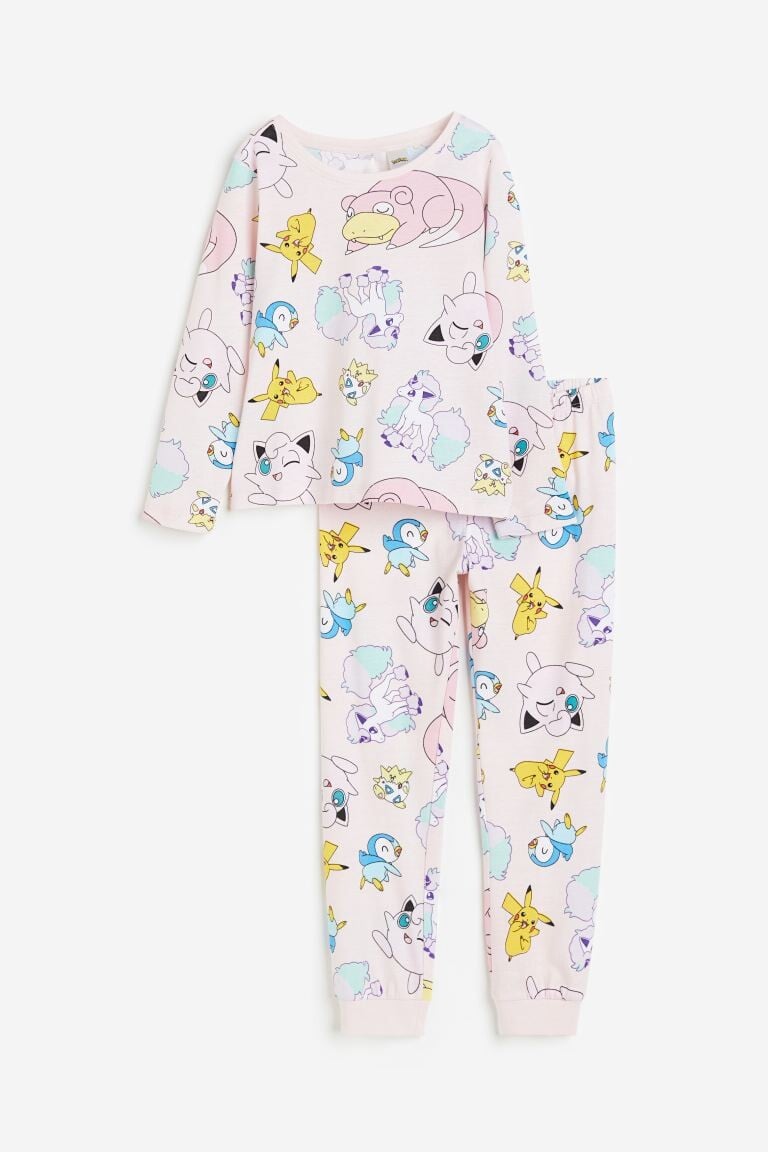 

Пижама H&M x Pokémon Jersey, светло-розовый