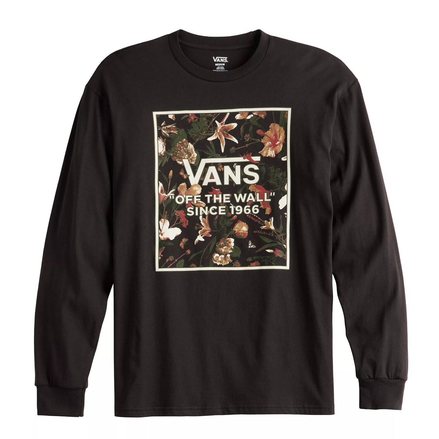 

Мужская футболка с длинными рукавами и рисунком Vans