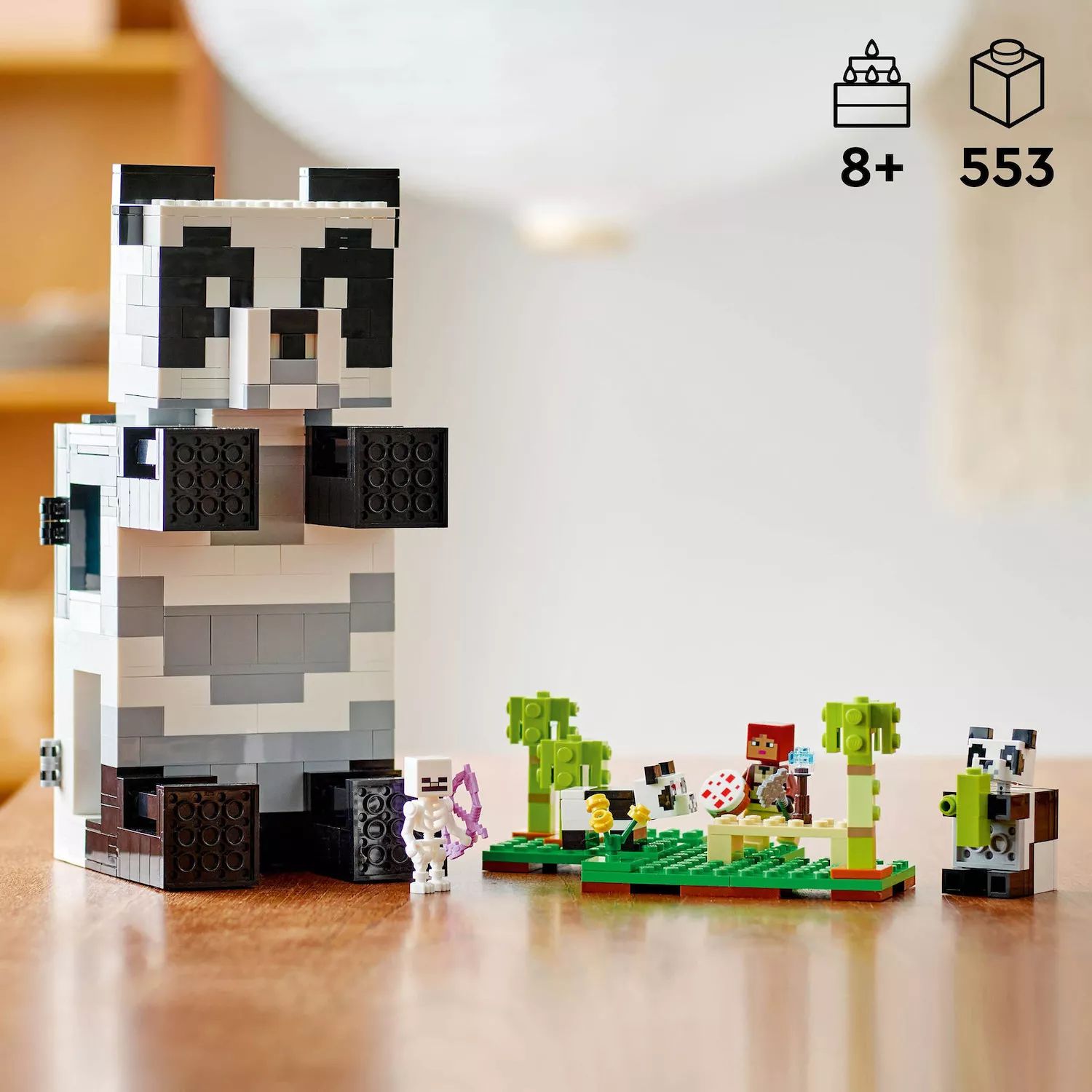LEGO Minecraft The Panda Haven 21245 Набор строительных игрушек LEGO цена и фото