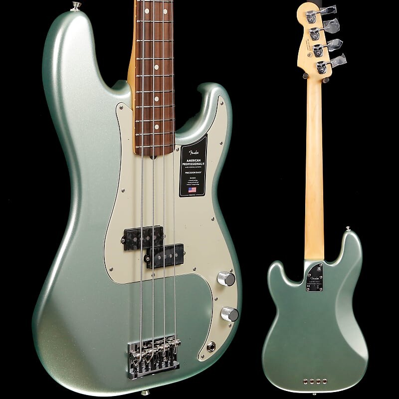 

Басс гитара Fender American Professional II Precision Bass, Rosewood Fb, Mystic Surf Green