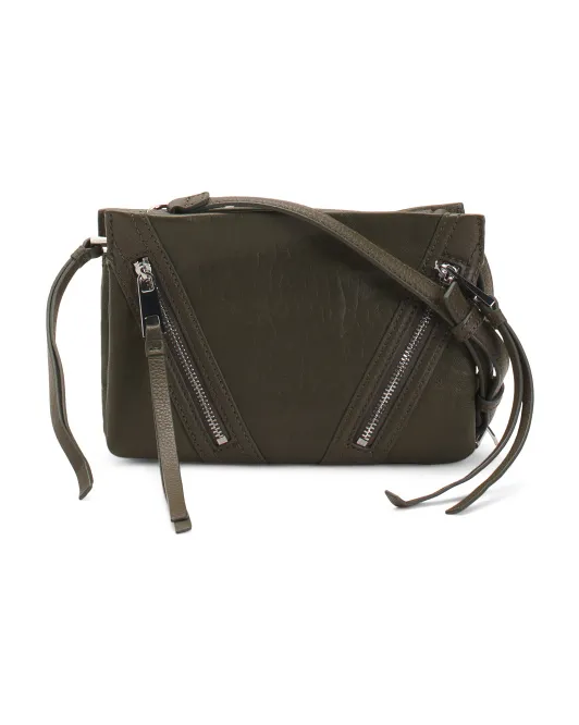 

Кожаная мини-кроссбоди Wayhn Vince Camuto, цвет Moss