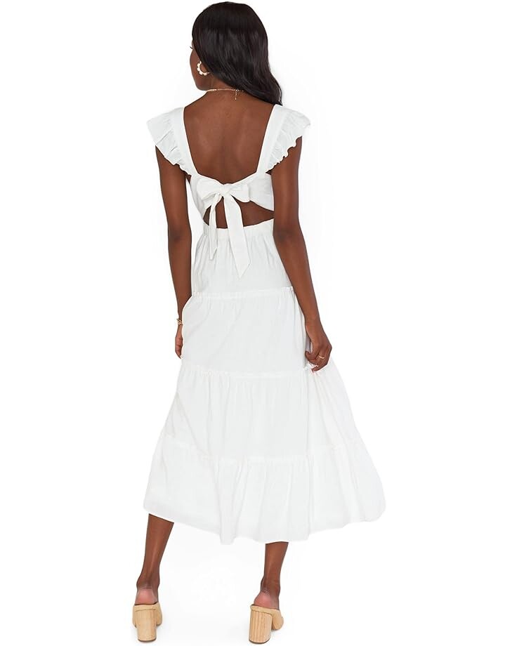 

Платье Show Me Your Mumu Lovely Midi Dress, цвет White Linen