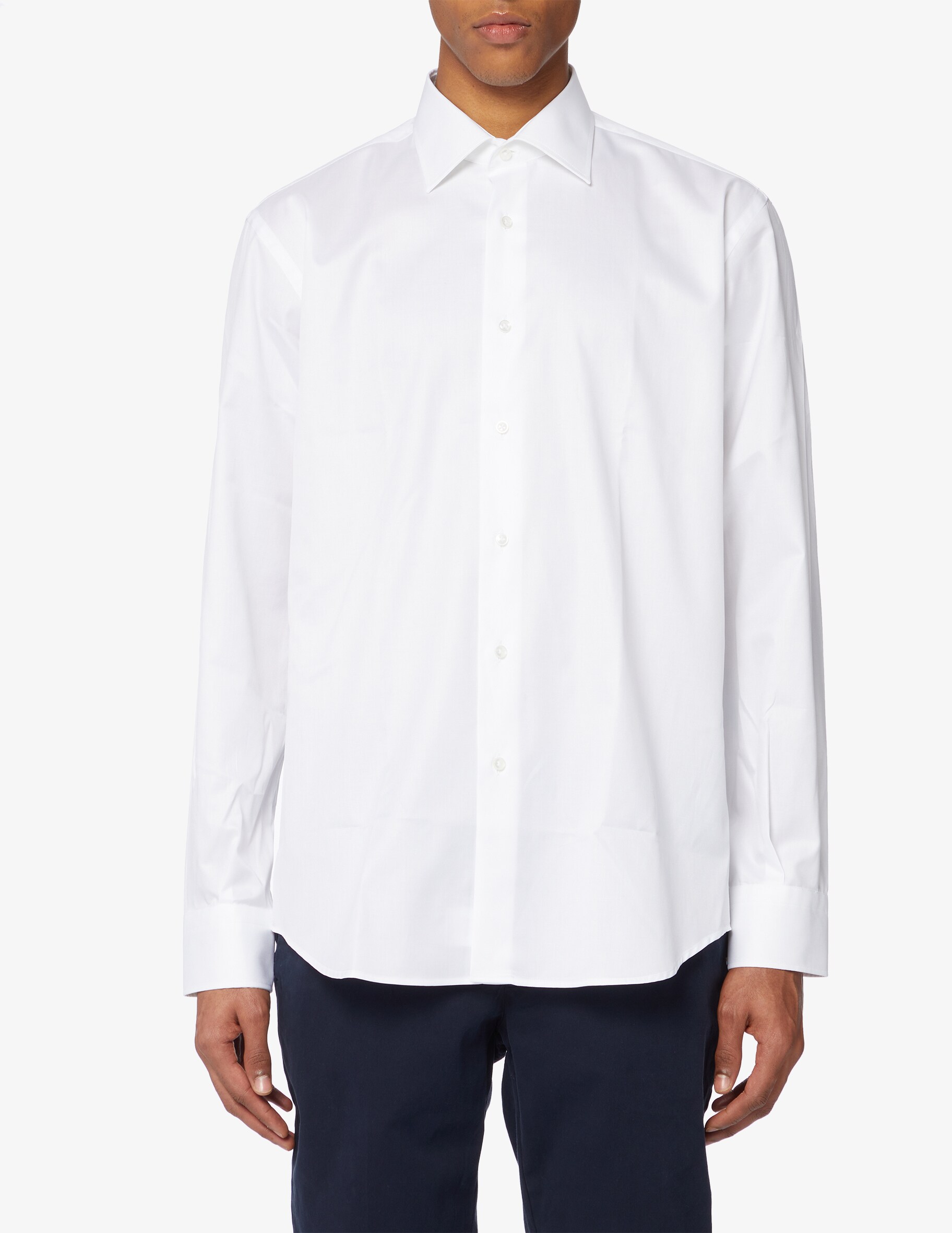Рубашка стандартного кроя Sartoria Italiana, белый цена и фото