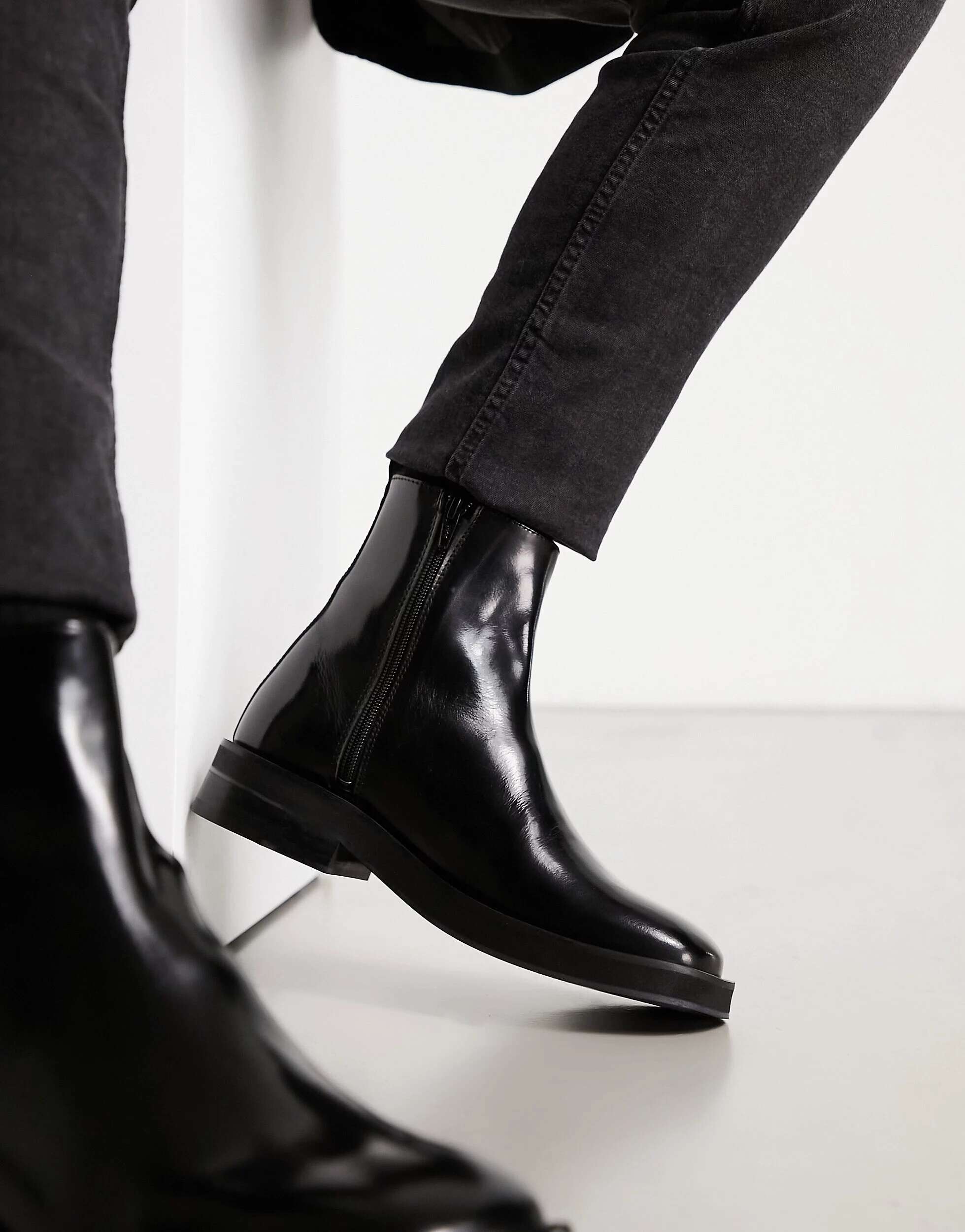 Масштабные ботинки челси черного цвета, сделанные в Португалии Noak