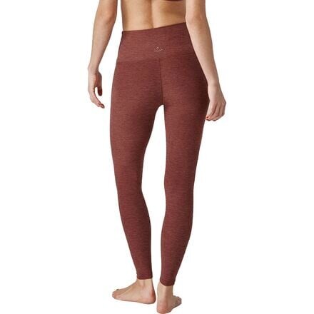 

Spacedye поймана в леггинсах миди с высокой талией женские Beyond Yoga, цвет Grape Rose Heather