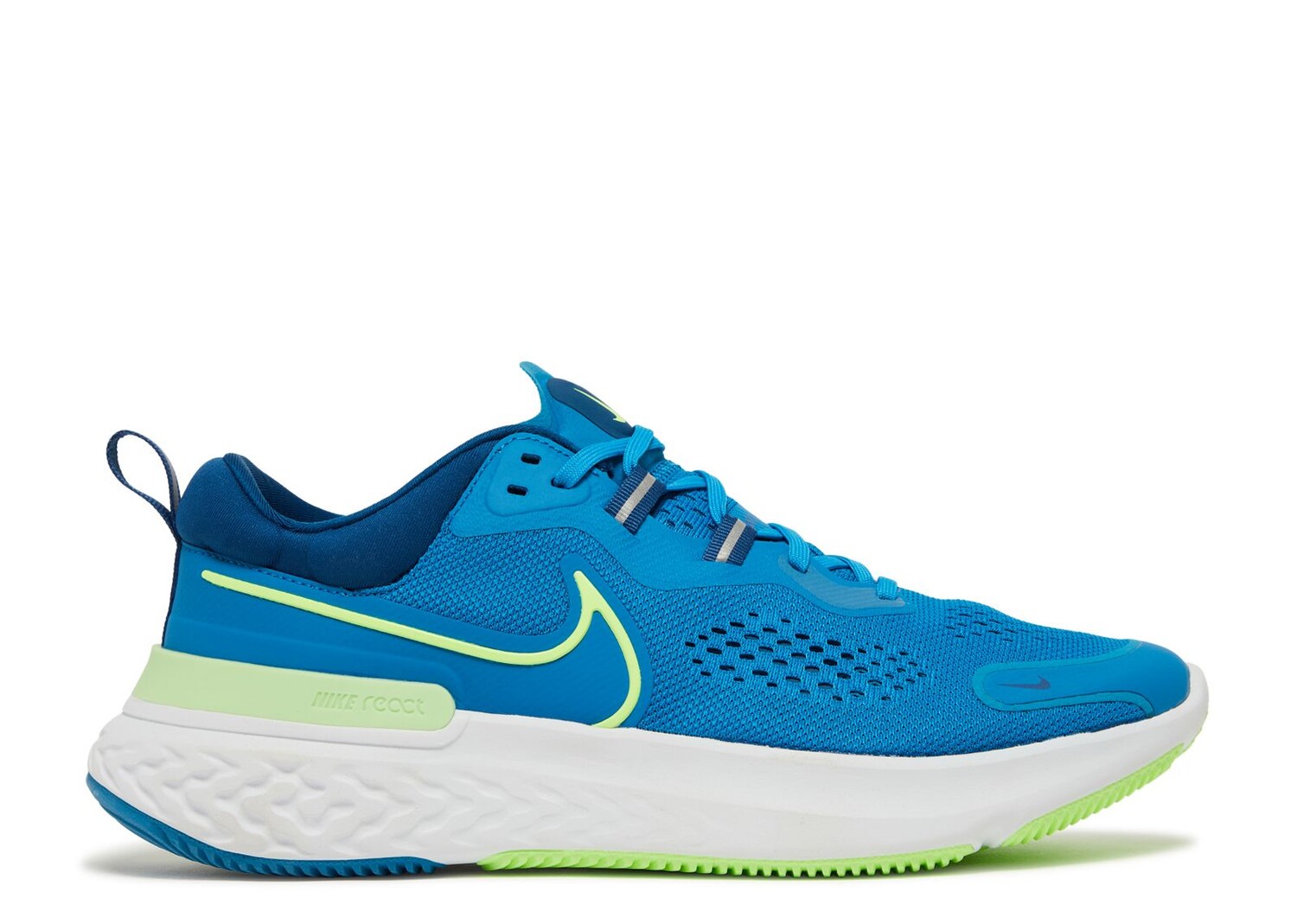 

Кроссовки Nike React Miler 2 'Imperial Blue Lime Glow', синий