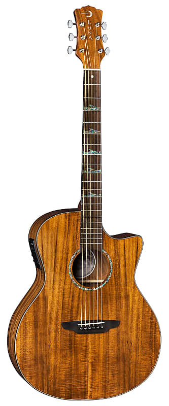 Акустическая гитара Luna High Tide KOA Grand Concert Cutaway Acoustic-Electric, HT KOA GCE, New, Free Shipping спираль к соплу 25ak и gce krass ift0809