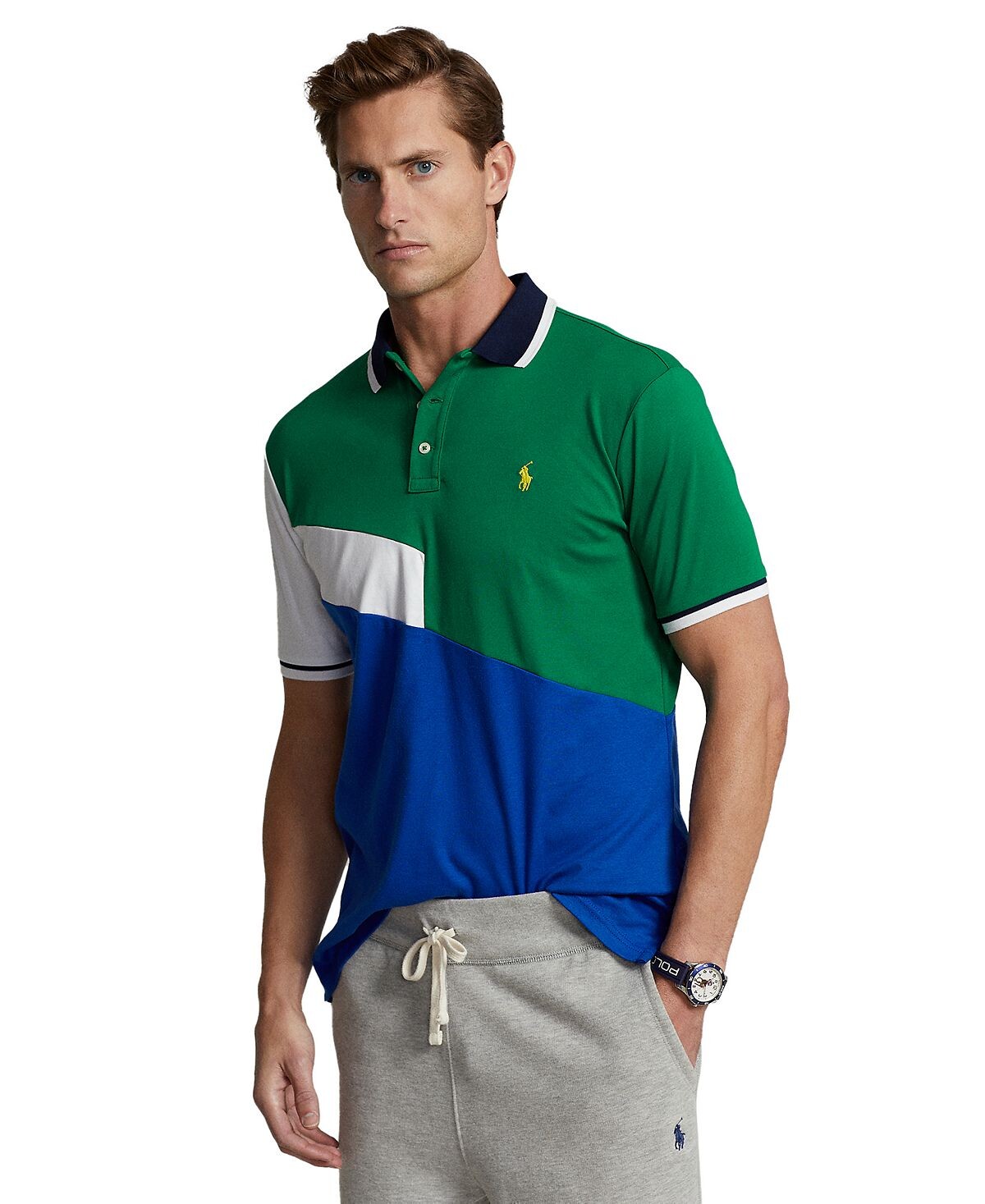 

Мужская рубашка-поло классического кроя из мягкого хлопка Polo Ralph Lauren
