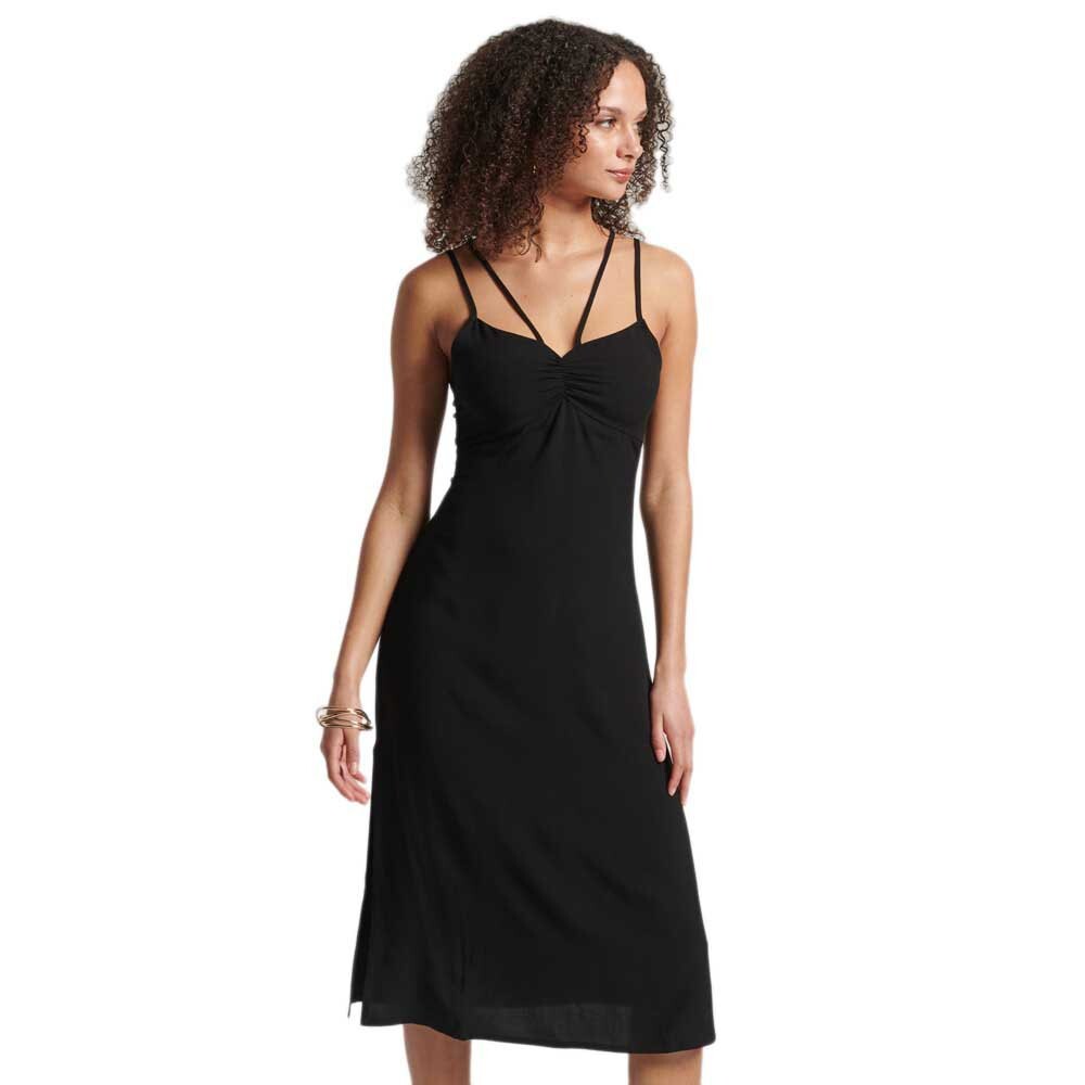 

Платье Superdry Vintage Cami Strappy, черный