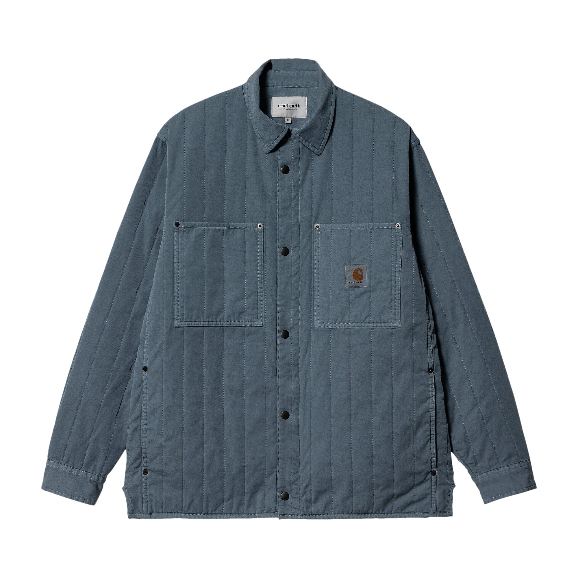 Куртка-рубашка Carhartt WIP Skyler Storm Blue – заказать из-за границы с  доставкой в «CDEK.Shopping»