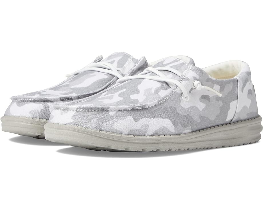 

Кроссовки Hey Dude Wendy Funk Cloud Camo, светло-серый