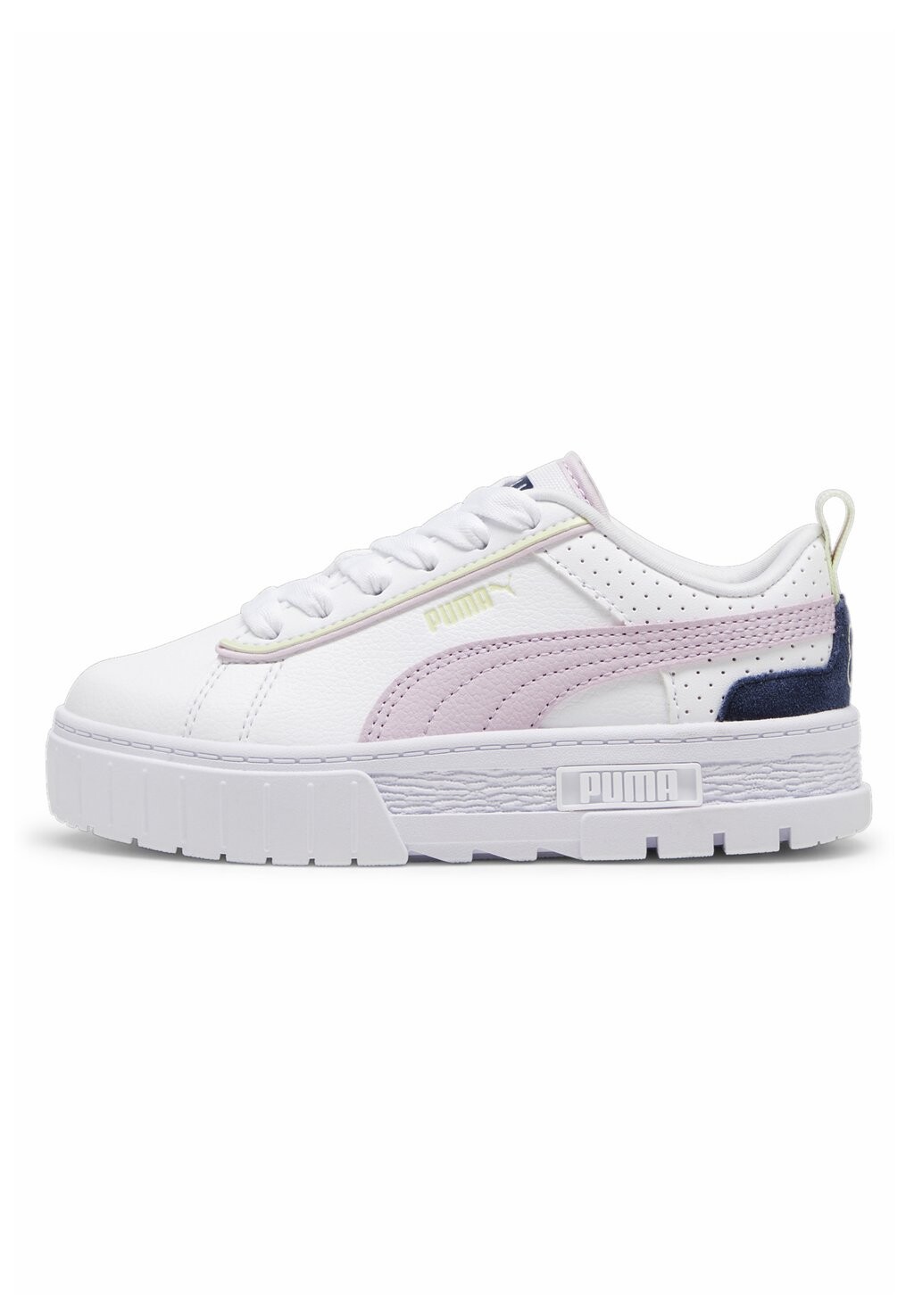

Низкие кроссовки Mayze Match Point Puma, цвет white grape mist club navy