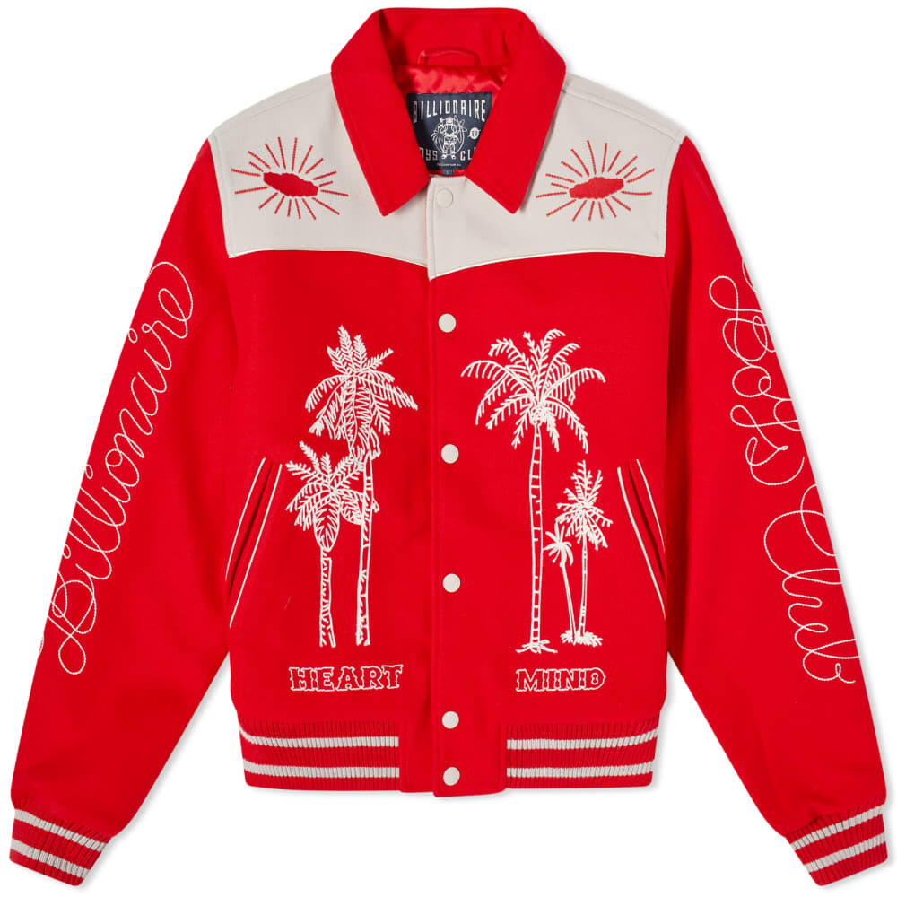 

Университетская куртка Billionaire Boys Club Western, красный