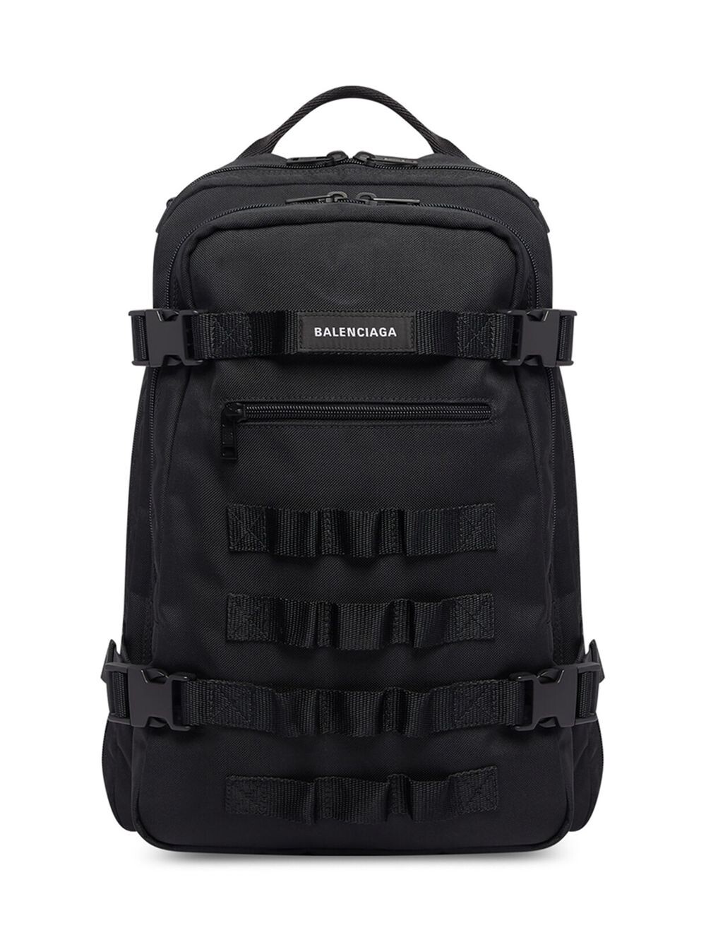 

Армейский космический маленький рюкзак Balenciaga, черный
