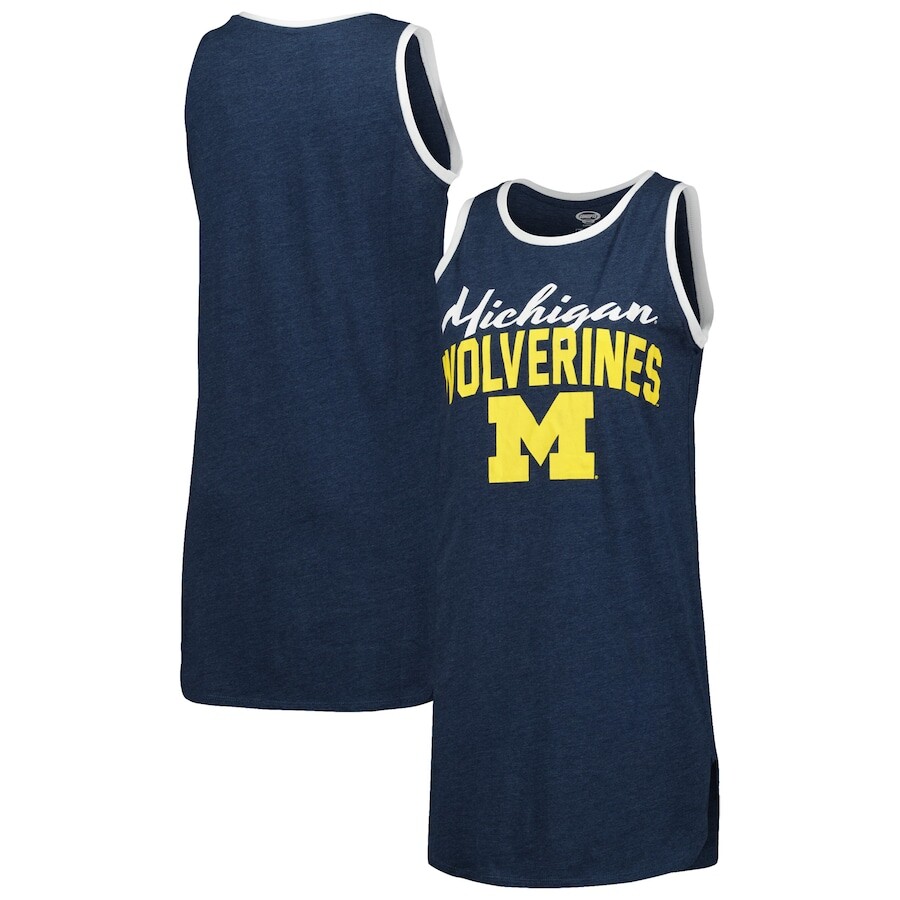 

Ночная рубашка Concepts Sport Michigan Wolverines, нави