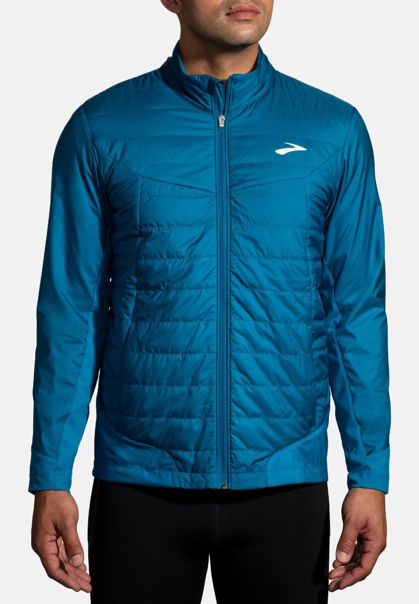 

Куртка для бега Shield Hybrid Jacket 2.0 Brooks, цвет dk ocean