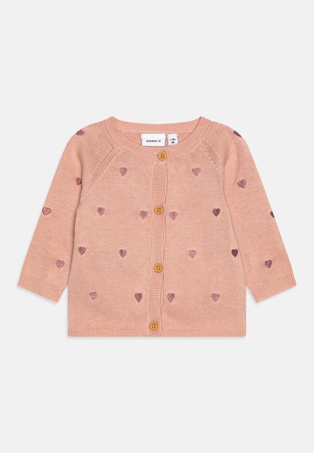 

Кардиган NBFBEHEART Name it, цвет sepia rose