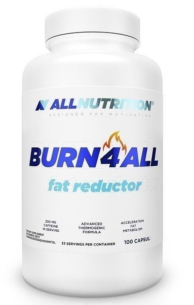 Препарат, способствующий снижению веса Allnutrition Burn 4 All Fat Reductor, 100 шт