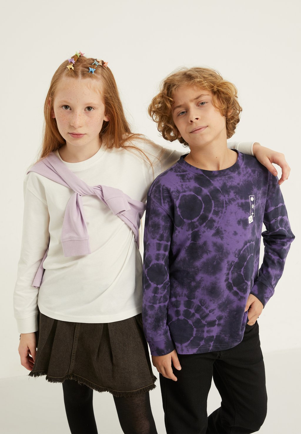 футболка с длинным рукавом Unisex 3 Pack Yourturn Kids, цвет off-white/dark purple/purple кроссовки низкие unisex yourturn цвет off white
