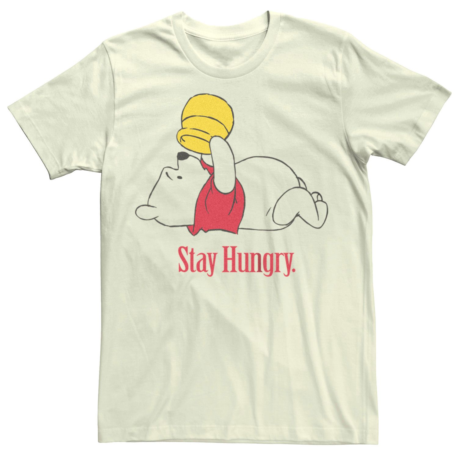 Мужская футболка Disney's Winnie The Pooh с рисунком Stay Hungry Licensed Character stay hungry