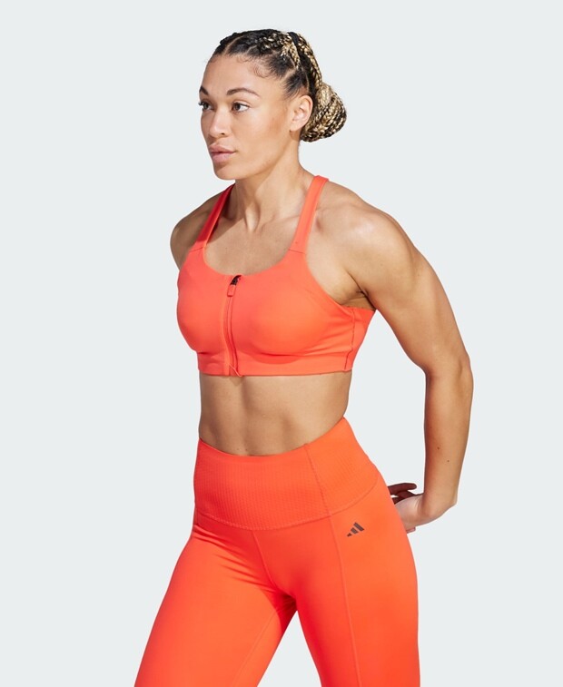 

Мягкий бюстгальтер adidas Performance, светло-оранжевый