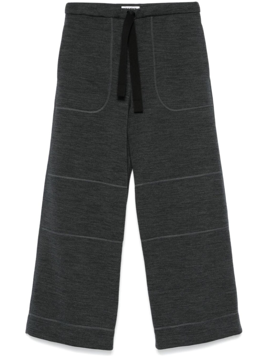 

Jil Sander спортивные брюки с эффектом меланжа, серый