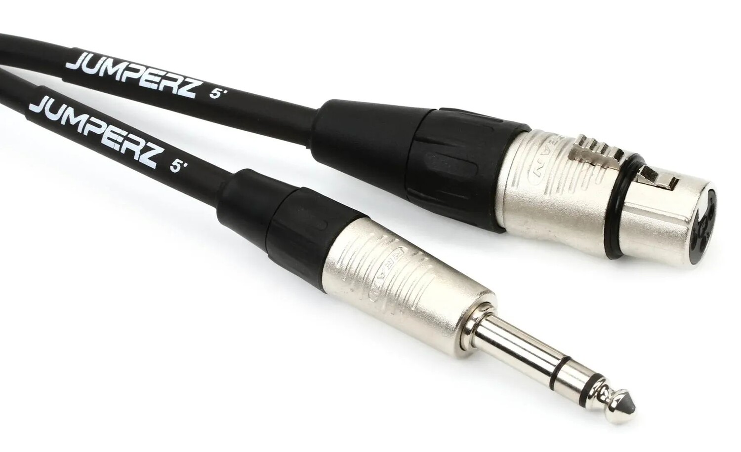 

JUMPERZ JBTRSXF-5 Патч-кабель Blue Line — гнездо XLR к вилке TRS — 5 футов