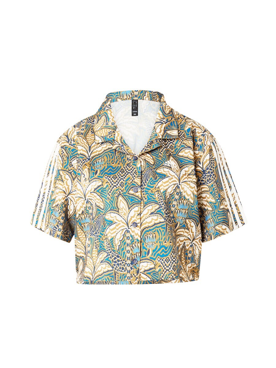 

Спортивная футболка ADIDAS SPORTSWEAR Athletic Button Up adidas x FARM Rio, песочный
