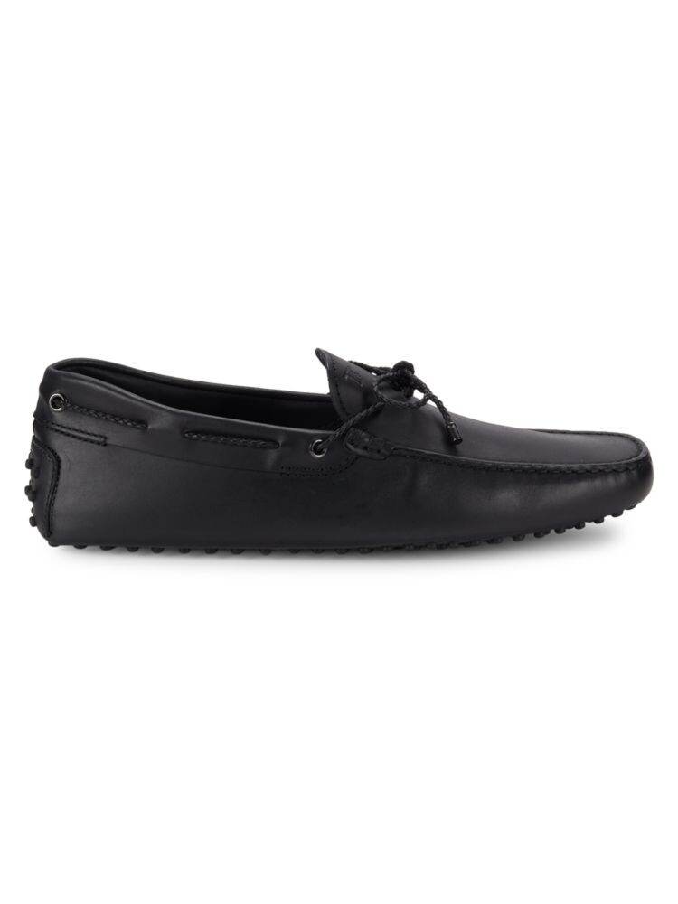 

Кожаные лоферы Gommini для вождения Tod'S, черный