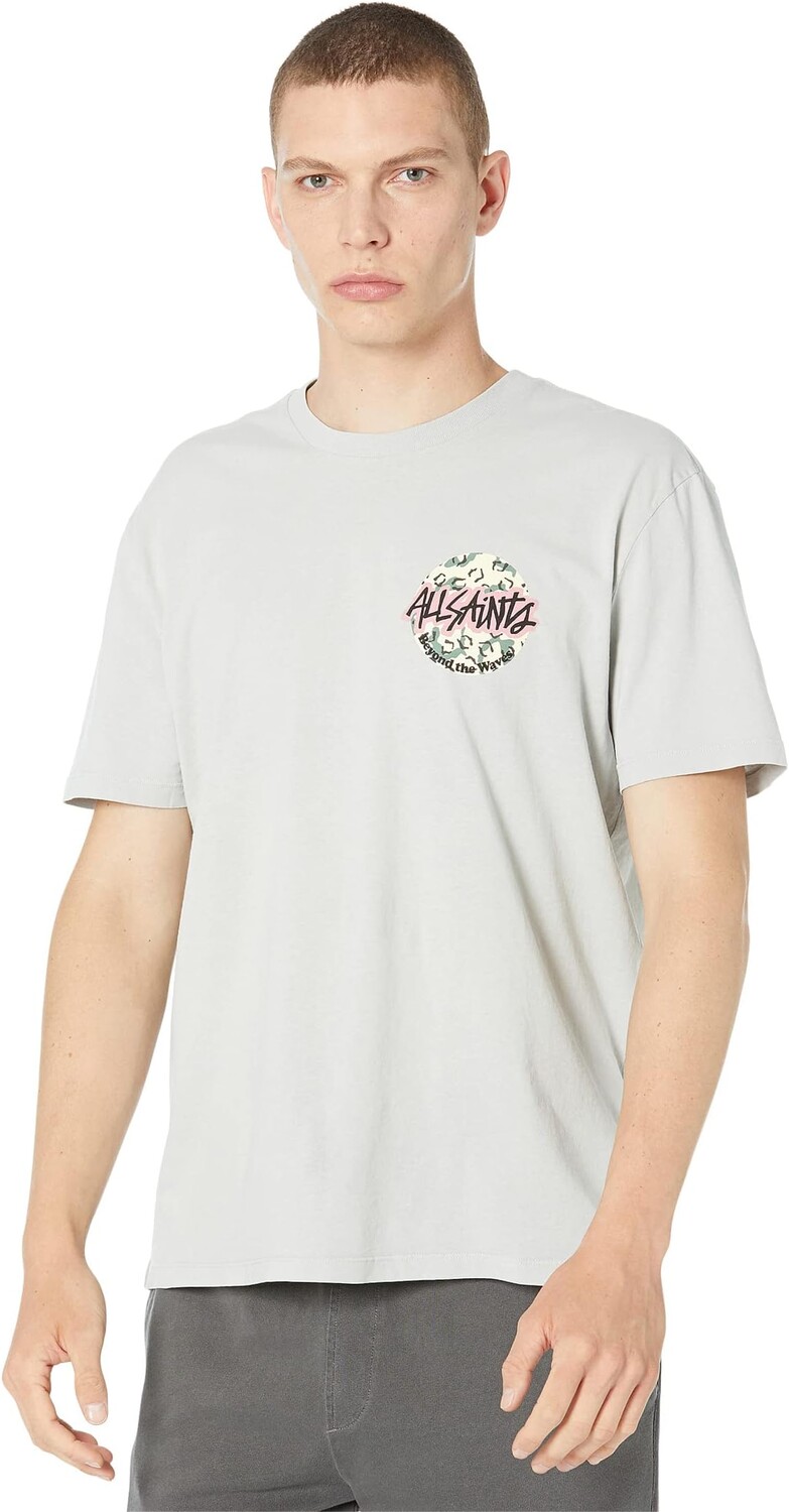

Крючок Shredder с короткими рукавами AllSaints, цвет Bleach Sage Green