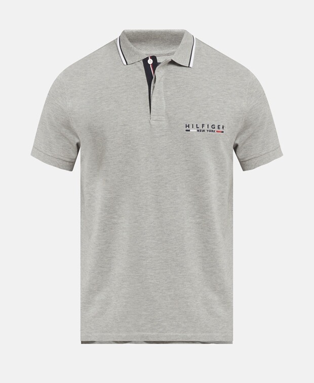 

Рубашка поло Tommy Hilfiger, светло-серый