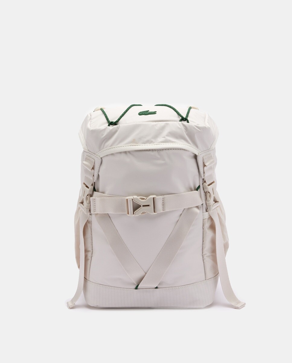 

Рюкзак из парусины с покрытием Lacoste, естественный
