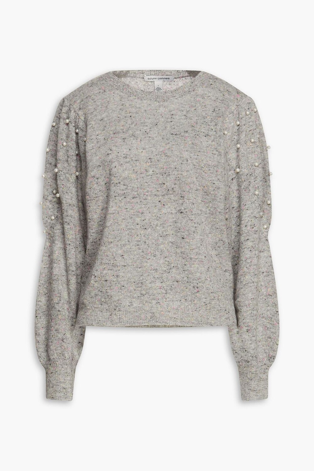 

Украшенный кашемировый свитер Donegal AUTUMN CASHMERE, серый