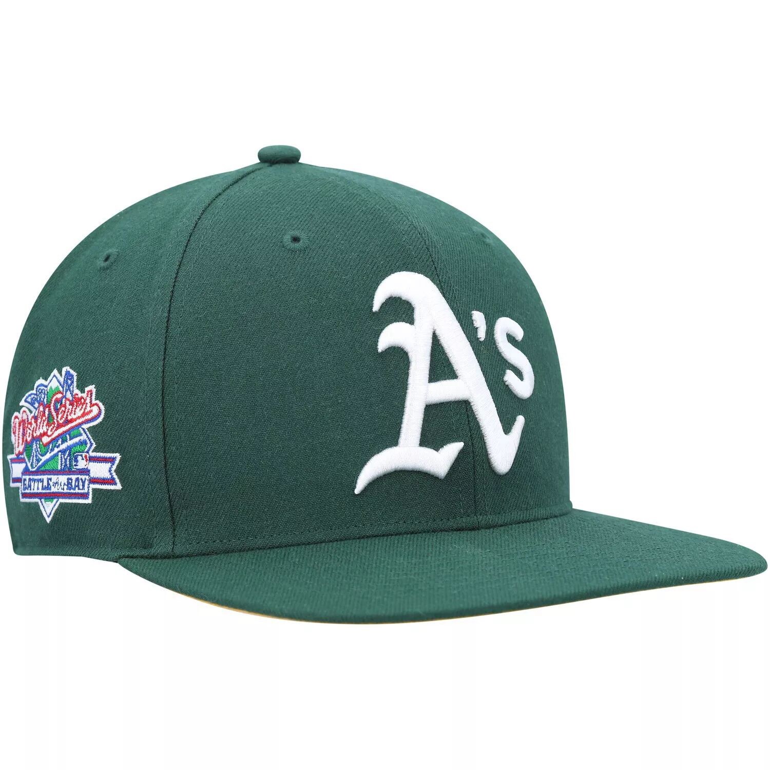 

Мужская кепка Green Oakland Athletics 1989 года Sure Shot Captain Snapback World Series '47