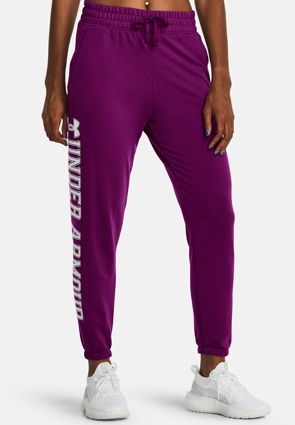 

Спортивные штаны Under Armour UA RIVAL GRAPHIC, цвет mystic magenta