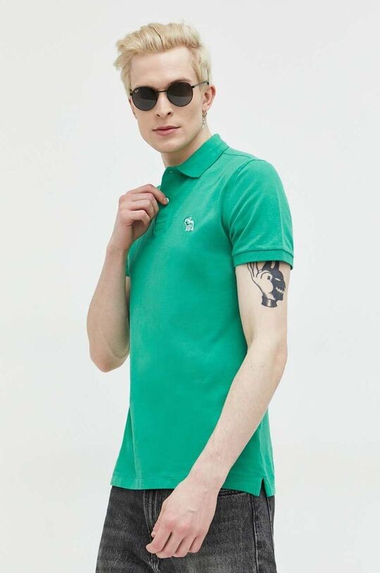 

Футболка-поло Abercrombie & Fitch, зеленый