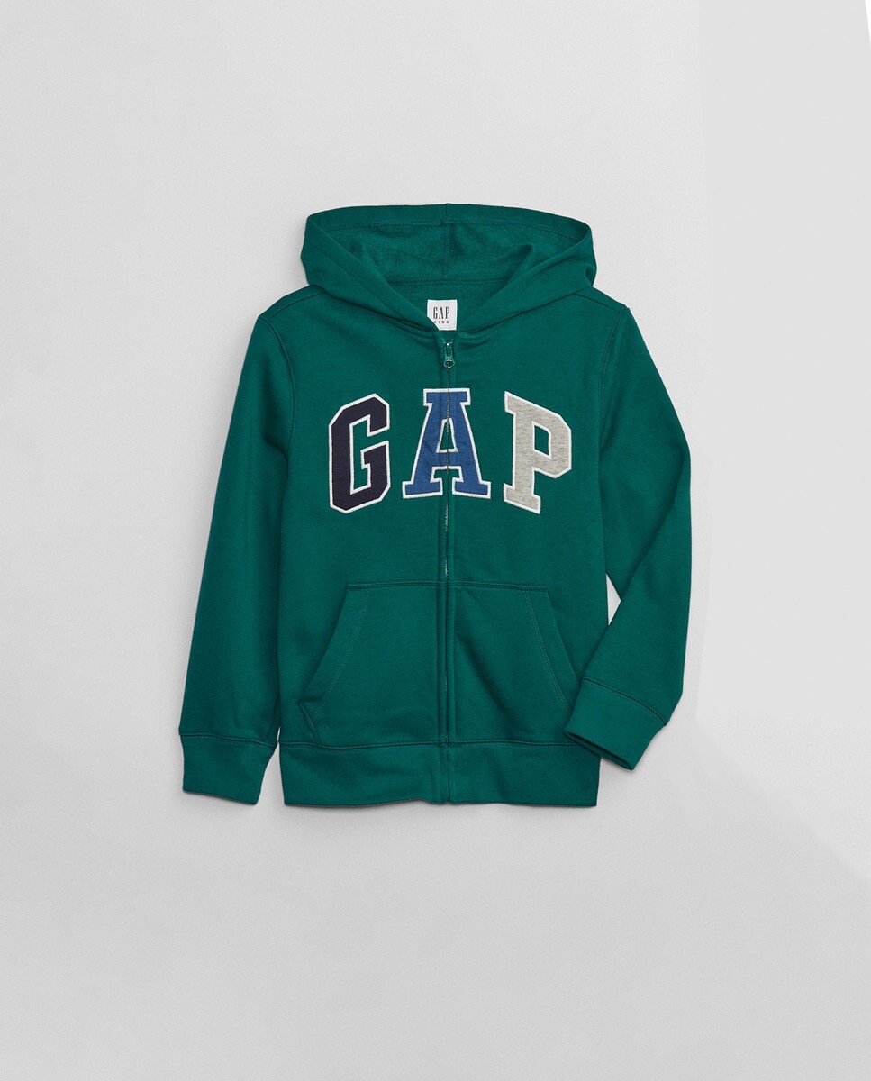 

Толстовка с капюшоном для мальчика Gap, темно-зеленый
