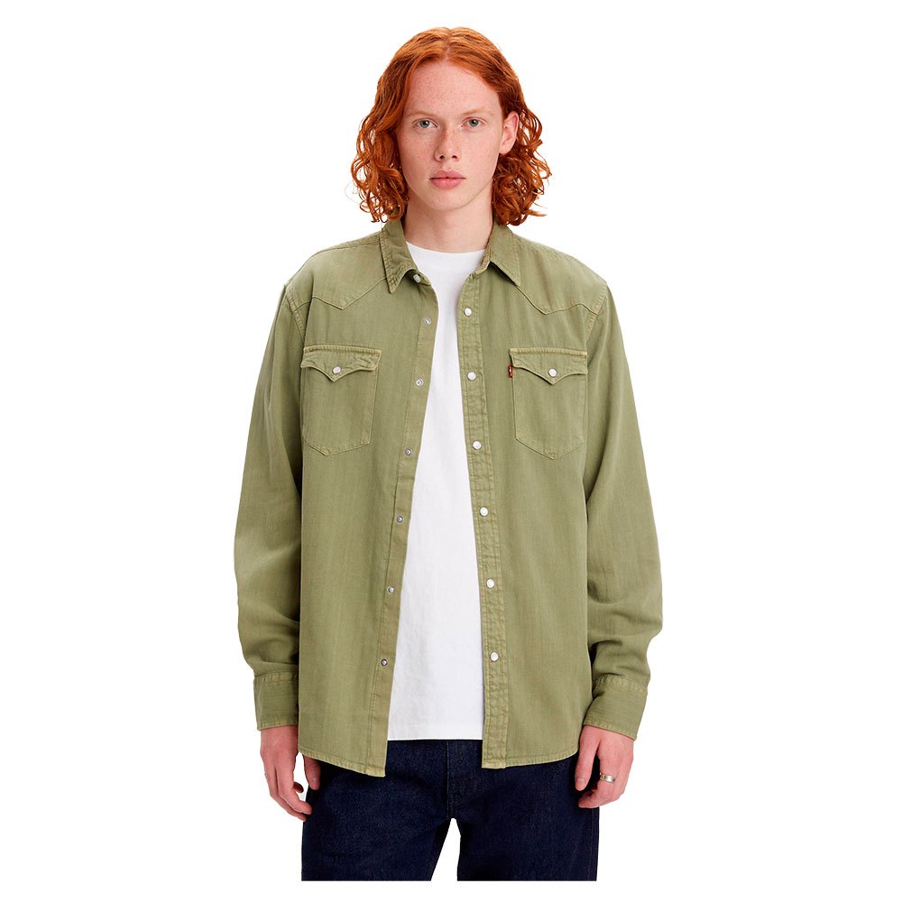 Рубашка Levi´s Classic Western Standard Fit, зеленый кроссовки oats refresh s levi s бледно зеленый