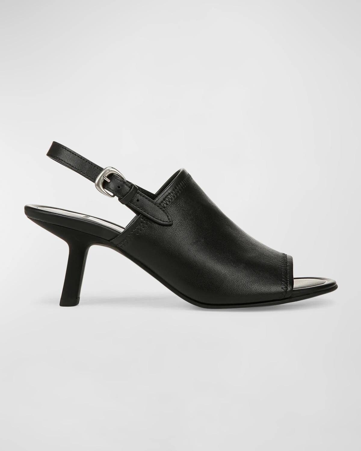 

Кожаные босоножки Jana с пяткой на пятке Vince, цвет Black Leather