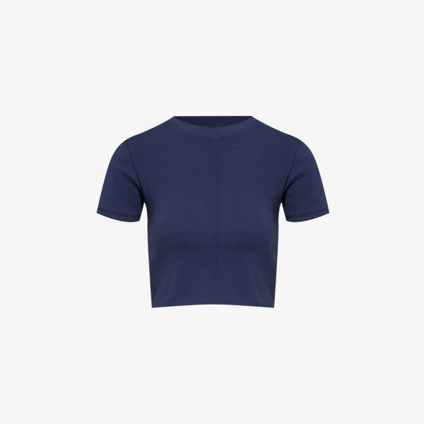 

Укороченный топ everywear из эластичного хлопка Gymshark, синий