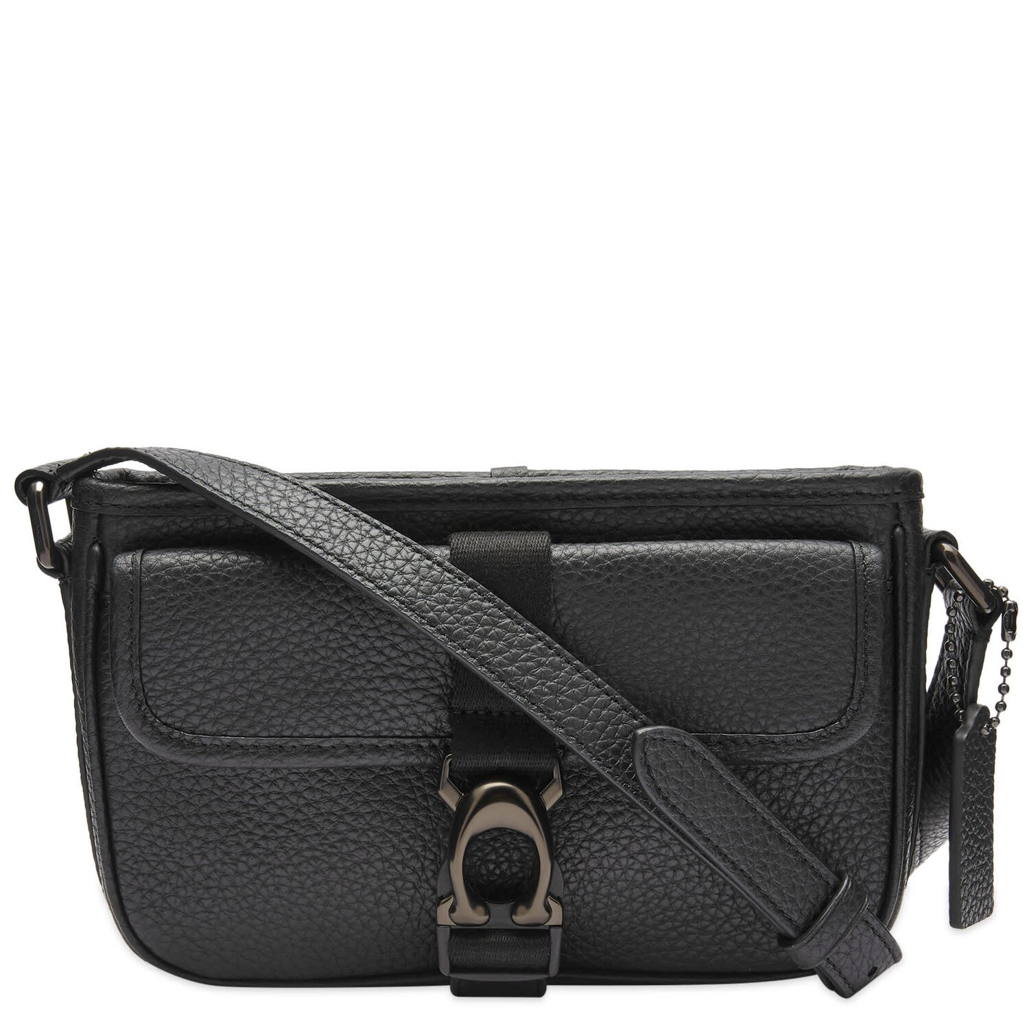 

Сумка кросс-боди Coach Beck Pebble Leather Slim, черный