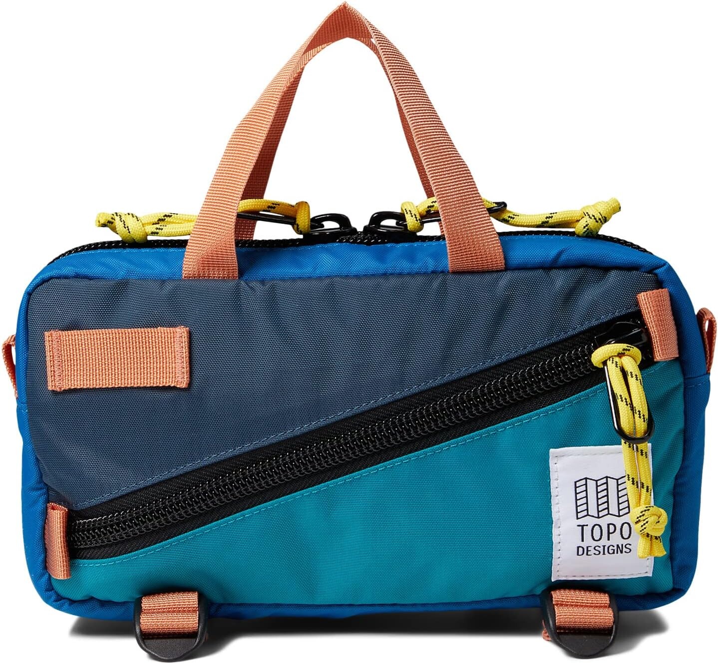 

Поясная сумка Mini Quick Pack Topo Designs, цвет Tile Blue/Pond Blue