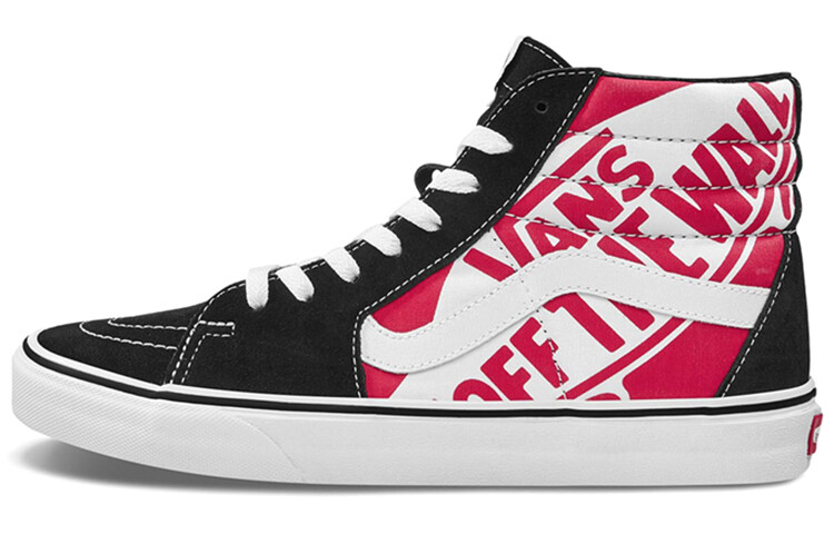

Обувь унисекс для скейтбординга Vans Otw Quarter Sk8-Hi черный/красный-белый