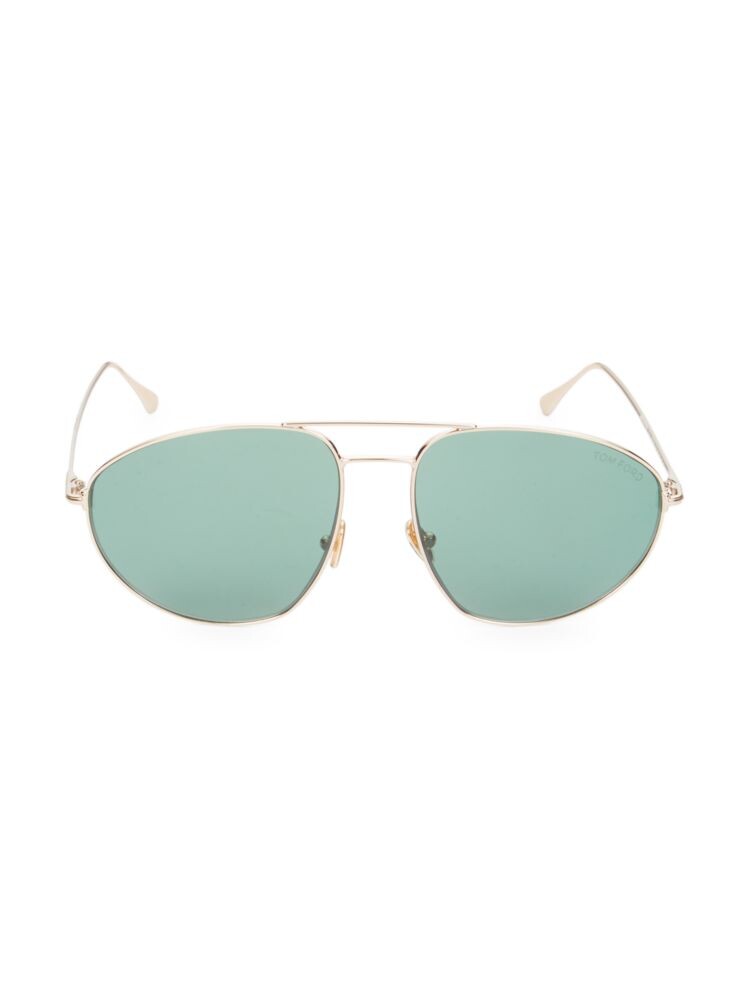 

Солнцезащитные очки-авиаторы 59MM Tom Ford, золото