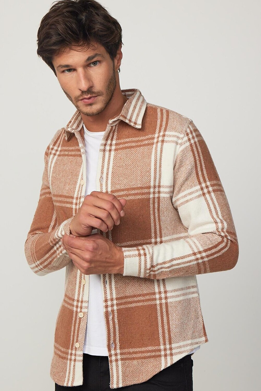 

Мужская рубашка узкого кроя в клетку Lumberjack Slim Fit TUDORS, смешанный