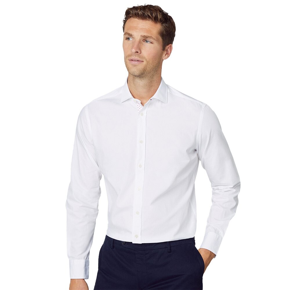 

Рубашка с длинным рукавом Hackett Tencel, белый