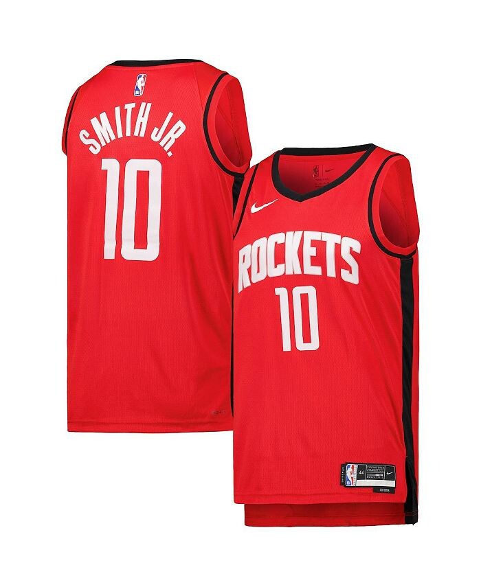 

Мужская и женская майка Jabari Smith Jr. Red Houston Rockets Swingman — Icon Edition Nike, красный