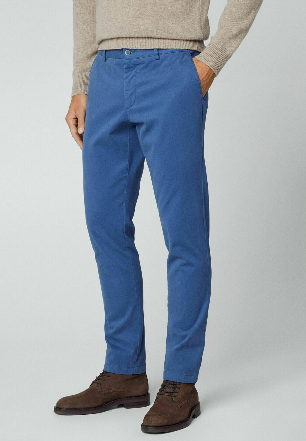 

Чиносы Texture Hackett London, цвет steel blue
